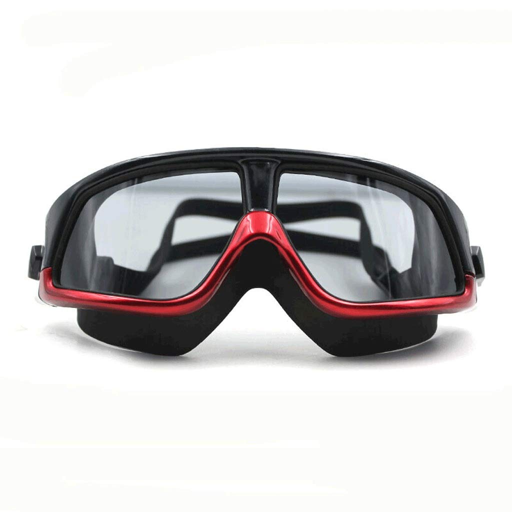 Occhialini da Nuoto Wide View ||Swim Workouts ~ Water ||Linea Indoor/Outdoor(Black-Soul Eater1)