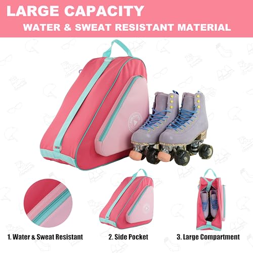 Image of HEXIFUL Skate Bag for Ice, Inline, Roller & Quad Skates - Kids & Adults