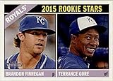 2015 Topps Heritage #424 Brandon Finnegan/Terrance Gore RC Rookie Kansas City Royals
