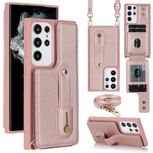 Étui de téléphone en cuir Samsung Galaxy A54 A14 A34 S23 Ultra protection porte-carte