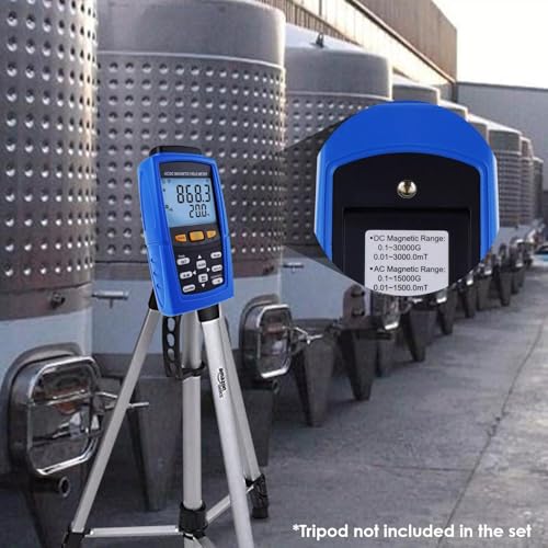 Gaussímetro digital de alta precisión 0-3000mT con sonda metálica miniatura 2