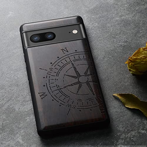 Coque Google Pixel 7a bois antichoc : finis les écrans brisés et les rayures