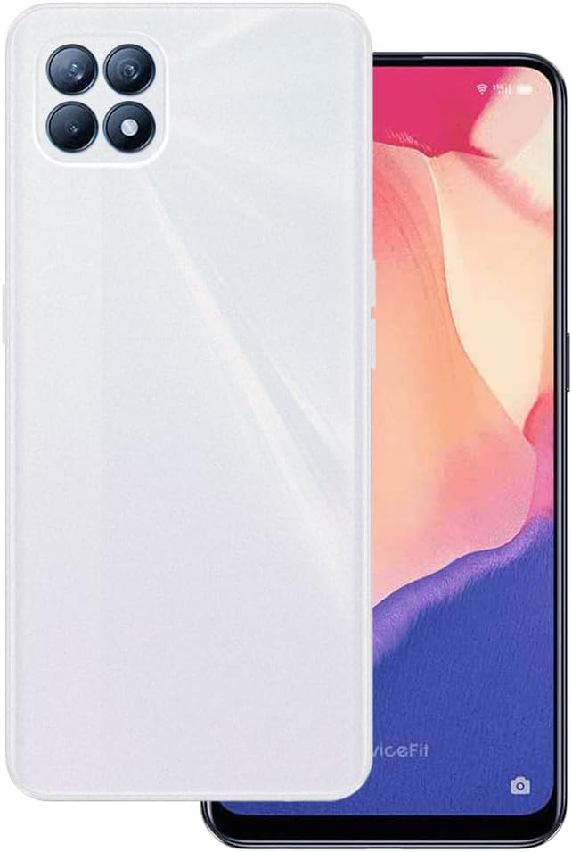 Case Compatible with OPPO Reno 4 SE 5G Case Shockproof TPU Soft Flexible Gel Protective Phone Cover Scratch Resistant & Military Level Drop Resistant White