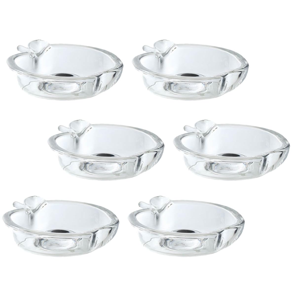Assiettes apéritif en verre FOMIYES pour vos tables de fête