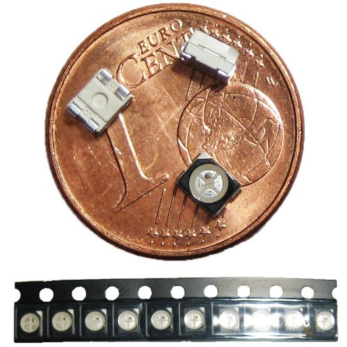 Illuminazione Personalizzata LED SMD RGB PLCC-2 3528 - 20 Pezzi Full Color 3 Chip Per Modellismo Controllo Colore Individuale LED - Foto 8