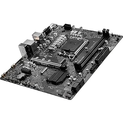 MSI PRO H610M-G DDR4 V1 Motherboard (12th/13th/14th Gen Intel Core, LGA 1700 Socket, DDR4, PCIe 4, SATA 6Gb/s, 1Gbps LAN, M.2 Slots, USB 3.2, mATX)