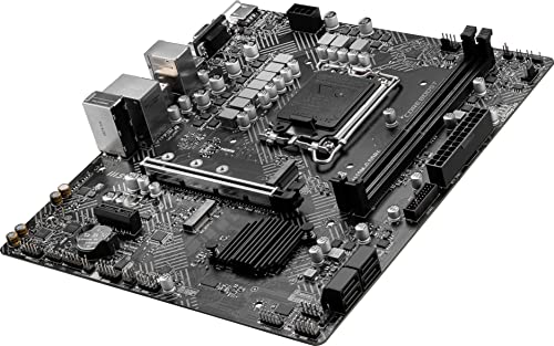 Image of MSI PRO H610M-G DDR4 V1 Motherboard (12th /13th /14th Gen Intel Core, LGA 1700 Socket, DDR4, PCIe 4, SATA 6Gb /s, 1Gbps LAN, M.2 Slots, USB 3.2, mATX)