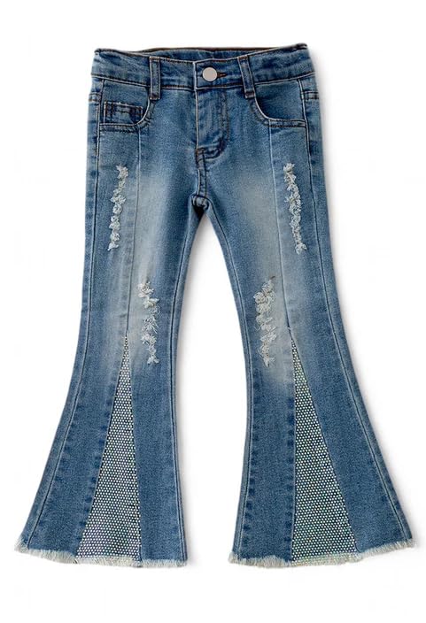 Dazzling Rhinestones Denim Jeans.