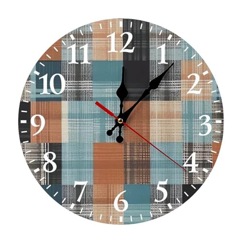 Horloge murale blanche tendance à chiffres arabes 30cm - 2