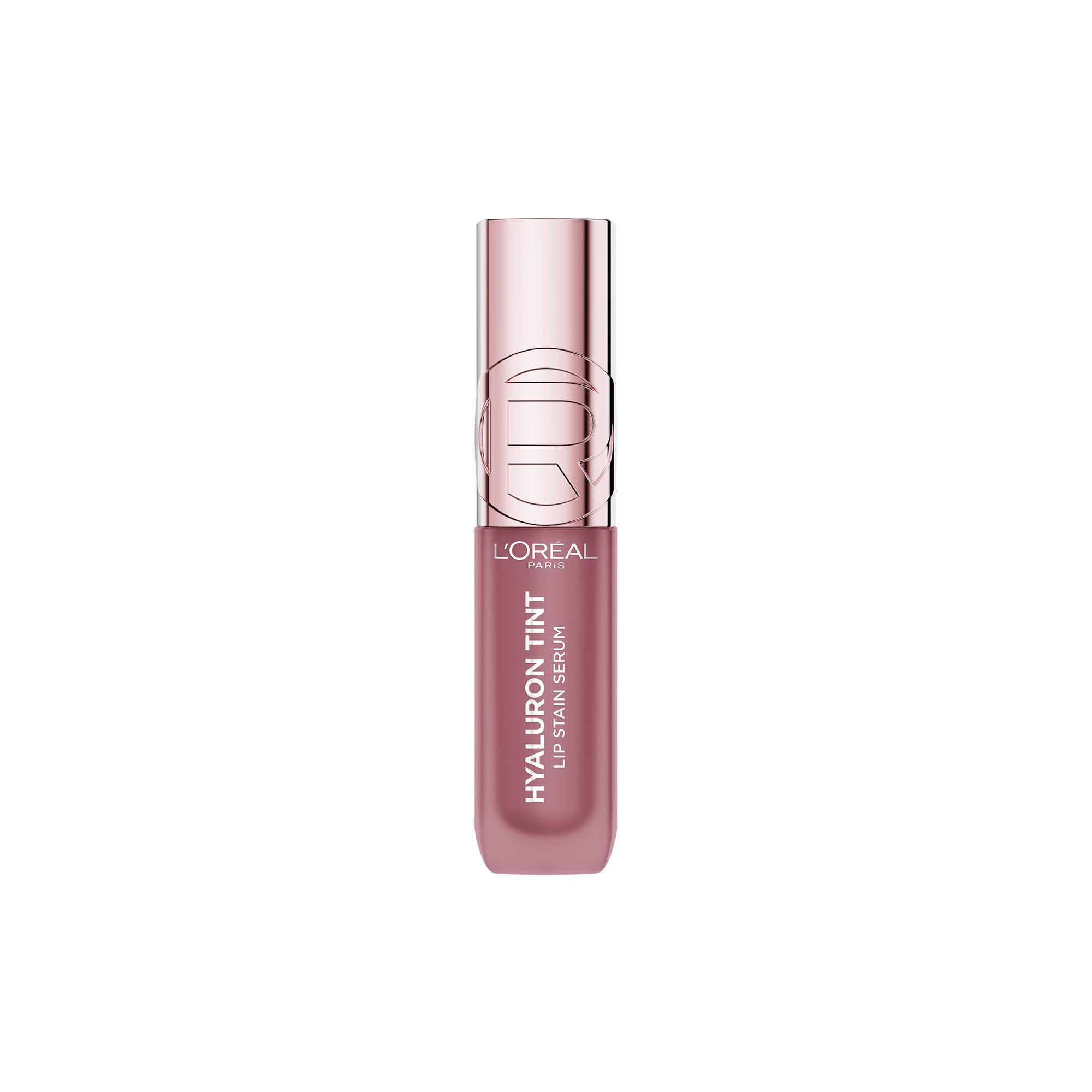 L'Oréal Paris Tinta Labbra, Effetto Idratante, Labbra Rimpolpate, Colore Pieno a Lunga Tenuta, Con Acido Ialuronico, Hyaluron Tint, Tonalità: 217 Smokey Mauve
