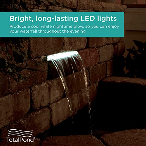 Totalpond Led Lighted Waterfall Spillway, 14" #TOP4