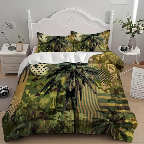 Housse de couette 200x200 sans repassage fermeture éclair facile pour lit deux personnes - 4