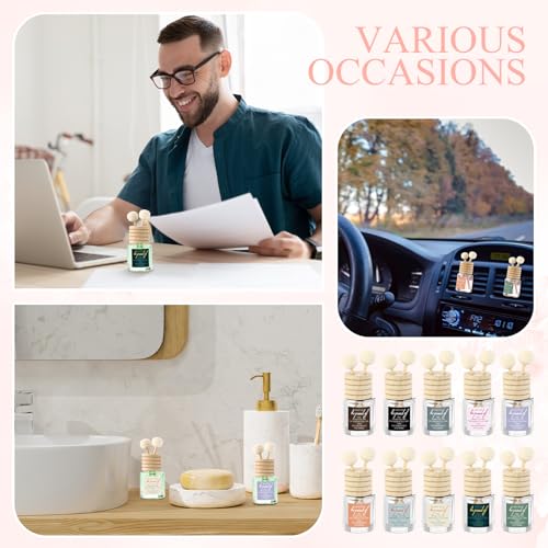 Image of Cinnvoice 30 Pcs End of Year Teacher Appreciation Gifts Bulk, Empty Car Diffuser Bottles with Vent Clip, Refillable Essential Oil Car Air Freshener Gifts for Teacher Coworker Team Staff (Proud)