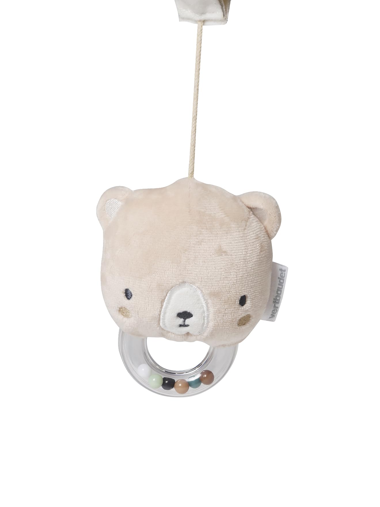 VERTBAUDET Baby Spielbogen aus Holz FSC® braun/grüner wald/bär