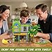 Banana Shop House City Building Sets, Creative House Modular Architecture Toy with LED Lights, STEM Educational Construction Kit Birthday Gifts for Adults and Kids Boys Girls Age 8-12+ (2165 PCS)