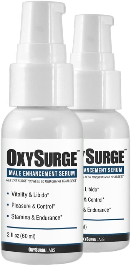 OxySurge (2 Bottles) - Enhance Your Sex Life, Naturally - Increased Stamina & Performance, Last Longer, Stronger - Get the Surge You Need to Perform at Your Best