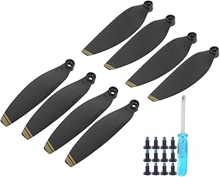 Lâmina de drone, hélices de drone com 8 peças de hélices de hélices de hélices de lâmina leve para drone de peças sobressalentes para Mavic Mini