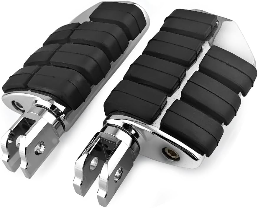 Matte Black Front Rider Foot Pegs Compatible with Harley Softail Breakout Street Bob Sport Glide Low Rider FXST 2018-2023