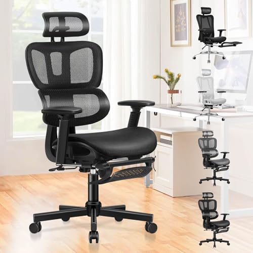 SIHOO Doro C300 Sedia Ufficio Ergonomica con Braccioli 3D Ultra Morbidi