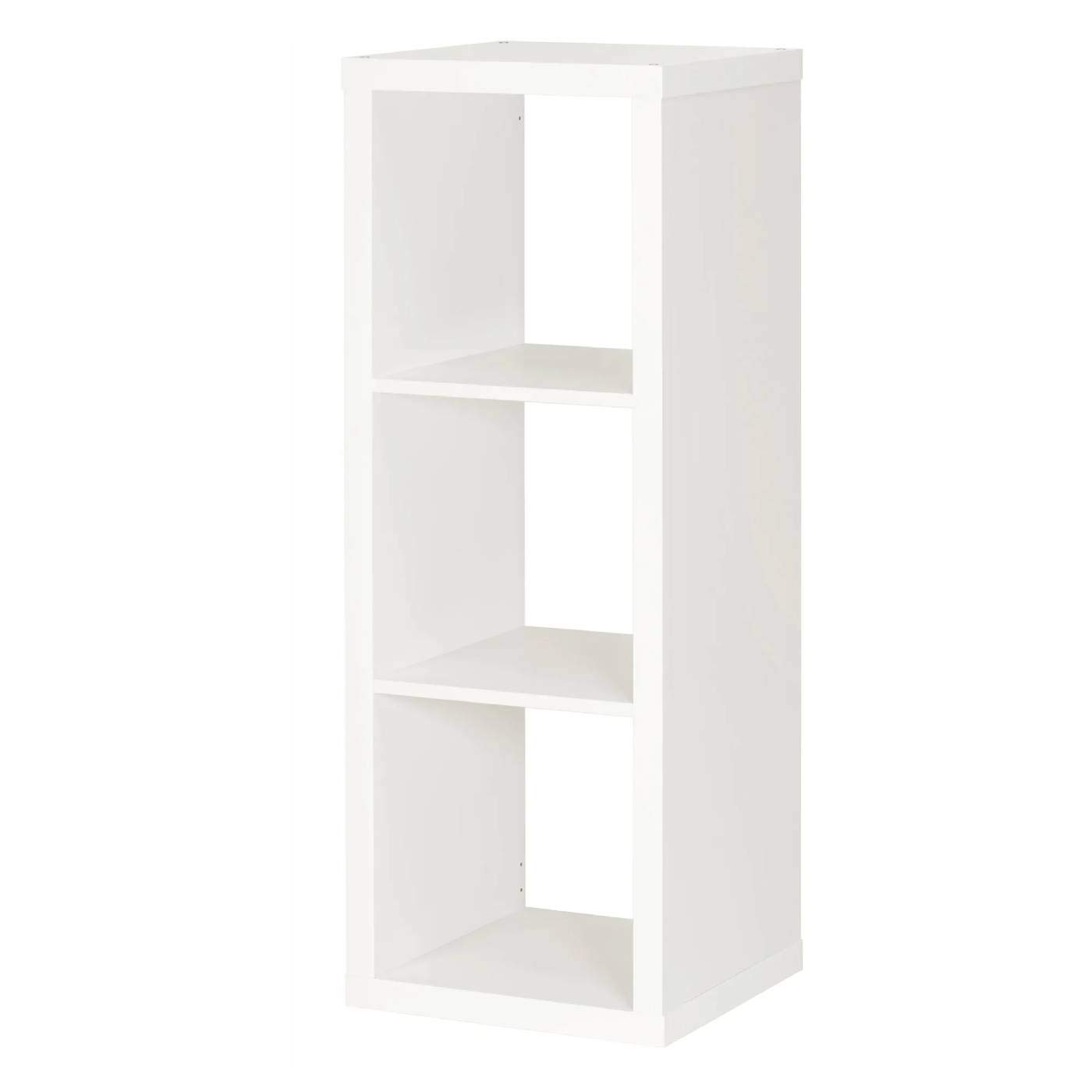 Regal, Bücherregal, Wandregal, Raumteiler in weiß (42 x 112 cm)