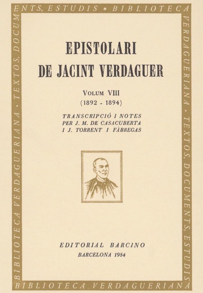 EPISTOLARI DE JACINT VERDAGUER.