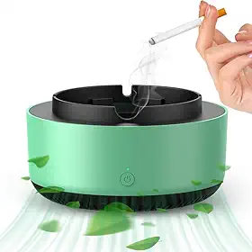 Cinzeiros Sem Fumaça para Cigarros Inteligência, Cinzeiro Sem Fumaça, Purificador de Ar Cinzeiro, Cinzeiro Multifuncional, Cinzeiro Sem Fumaça para Casa, Cinzeiro Interior Sem Fumaça