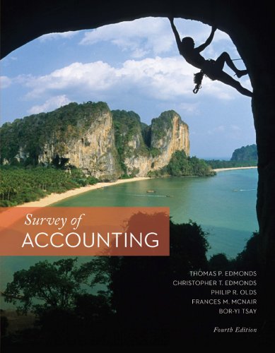 Survey Of Accounting, 4E, With Access Code For Connect Plus Survey Of Accounting, 4E, With Access Code For Connect Plus