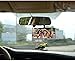 Suction Cup Baby Car Mirror, Ampper Adjustabe Long Arm HD Glass Convex Wide Angle Interior Rearview Baby Rear Facing Mirror (Frameless Rectangle, Large, 6.7