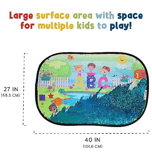 Meavia Reversible Sequins Wall Sensory Fun Toy Learning Discovery Version, Jumbo Size 40 x 27 Inches by MEAVIA - Image 6