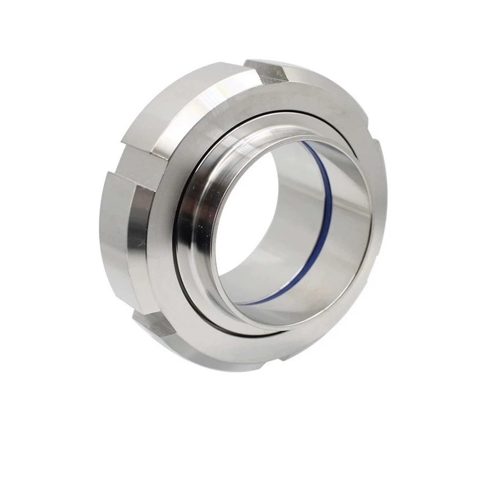AARTERZZA 1PCS SMS Thread 76mm Union 304 Stainless Steel Round Thread Butt Welding Joint Wire Buckle