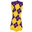 Team Purple and Gold Argyle