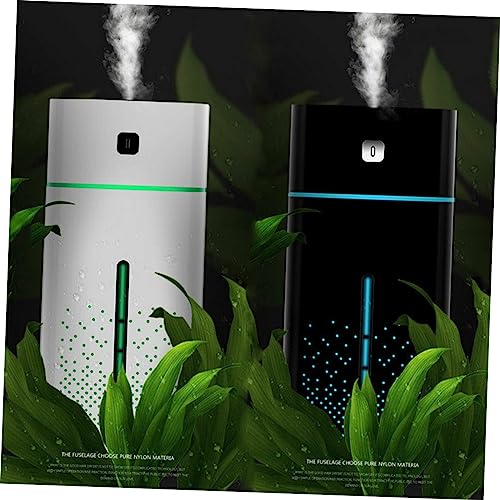 Mini humidificateur air USB brume fraîche et diffuseur portable LED noir Zerodeko - 4