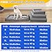 KSIIA Hundebett Grosse Hunde, Orthopädisches Hundebetten 111x81x18cm Hundesofa Bezug abnehmbar waschbar, XL Hundekorb mit DREI erhöhte Ränder, Hundecouch rutschfeste Unterseite, Grau