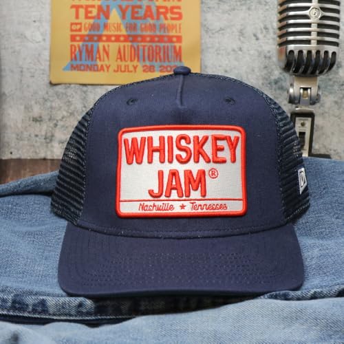 Image of Whiskey Jam WJ Tractor Adjustable Snapback Trucker Hats