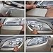 EverBright Amber/Yellow Led Strip Lights for Cars 5050 SMD Waterproof Golf Cart Underglow Lights for Motorcycles Boat Scooter Bike Interior Exterior Decoration DC-12V,Pack of 4