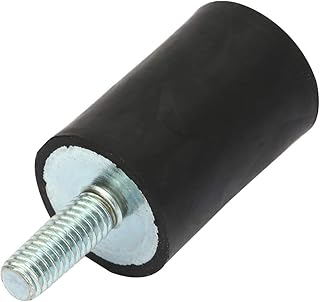 4PCS M3 Vibration Isolator Set,M5 Rubber Isolater Mounts,Anti Vibration Silentblock Car Boat Bobbins,with Threaded Studs (VD20*30 M6*18)
