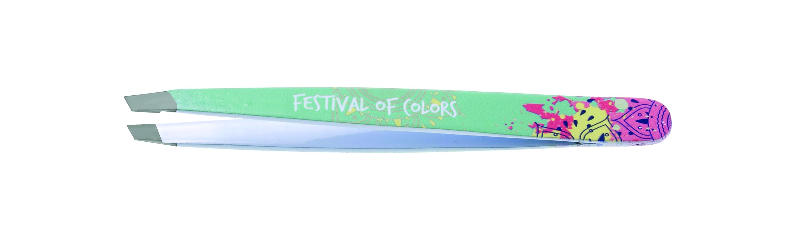 BLUE FARM 24 szt. Mandala fantazyjna stalowa pęseta ekspozycyjna zdobione skośne szczypce - 24 szt