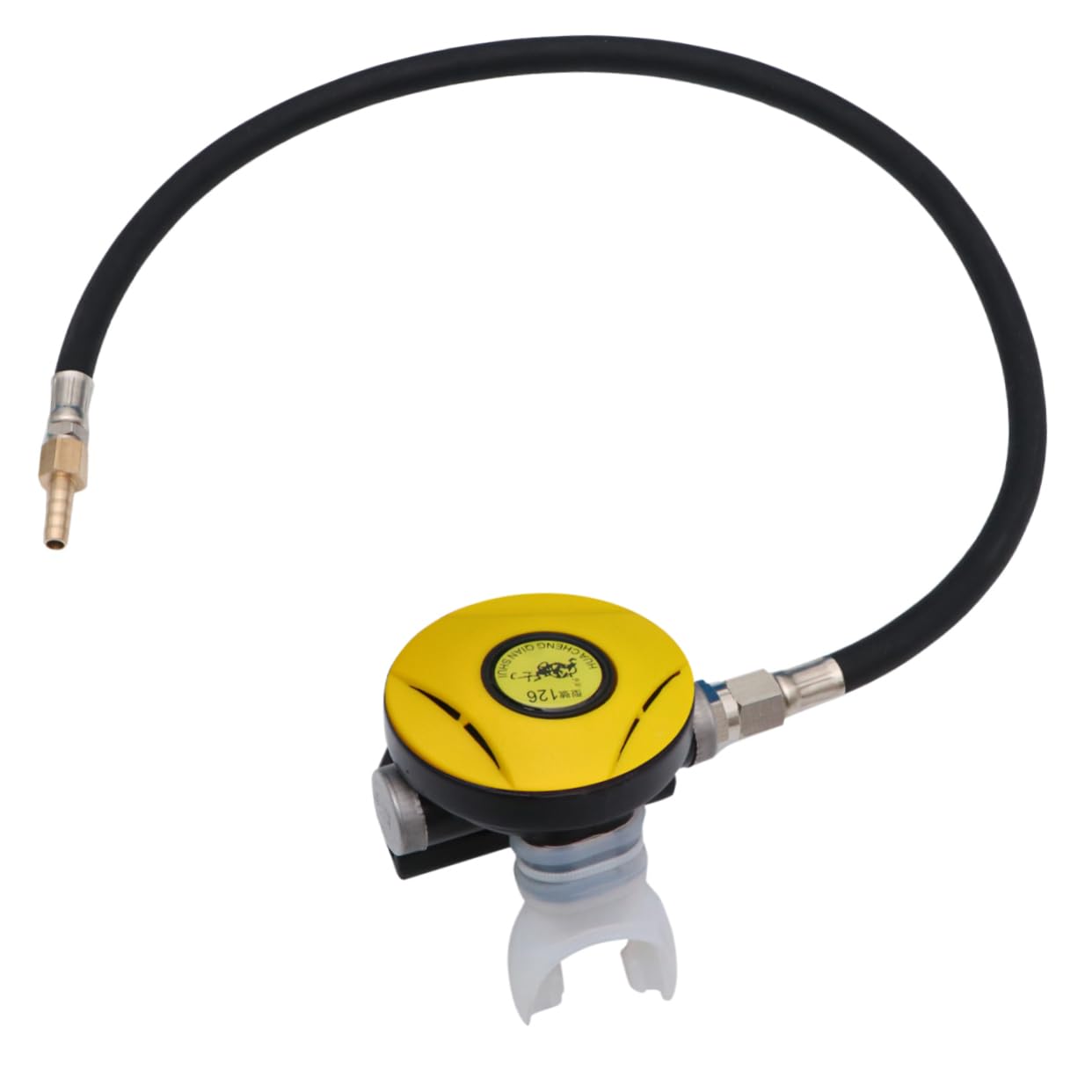 Kisangel Diving Breathing Apparatus Secondary Regulator Silicone Diving for Portable Lungs