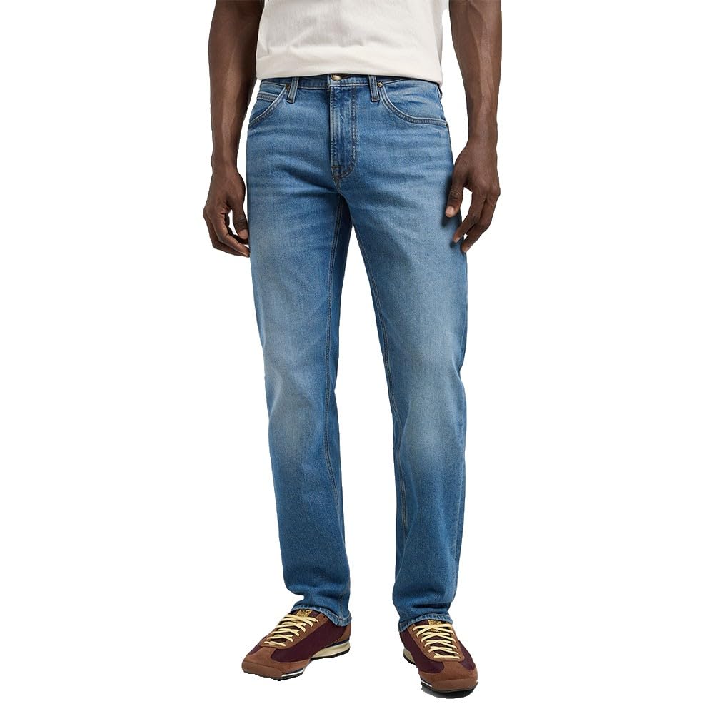 LEE - Jeans Uomo - Vestibilità Dritta Regular - Daren Zip Fly - Denim Savant
