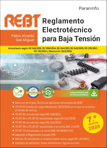Reglamento Electrotécnico para Baja Tensión. REBT 7.ª edición 2025: REBT y sus instrucciones ...