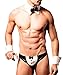 Spicyman Mens Naughty Tuxedo Costume Outfit Lingerie Set (3 Pieces)