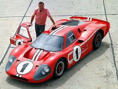 Le Mans 1966 Carroll Shelby Gt40 Original Photograph Of The 1966