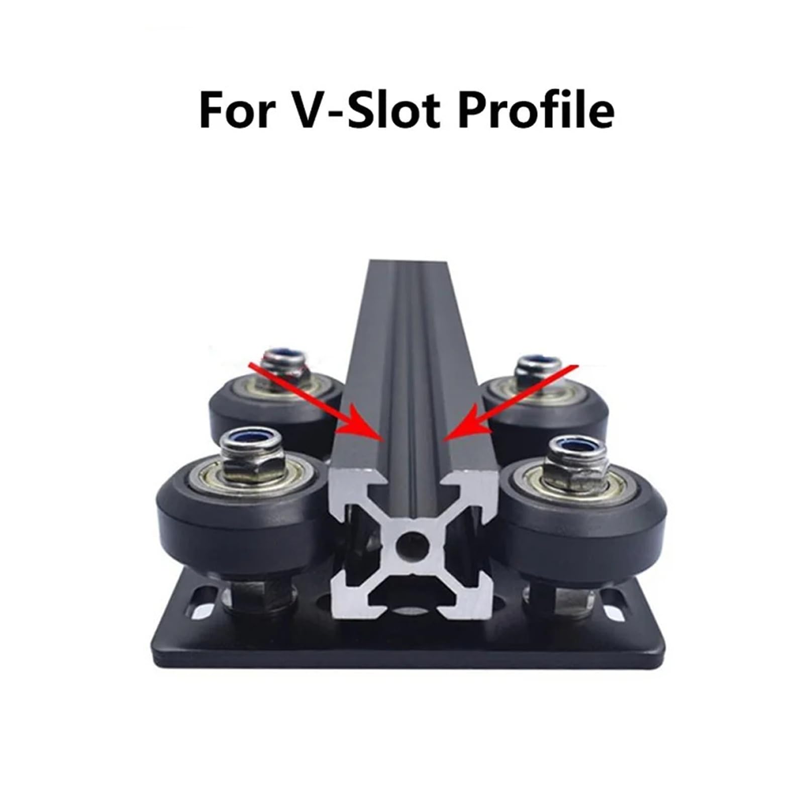 2020 V-Nut-Profil + Riemenscheiben-Set 100–1000 mm