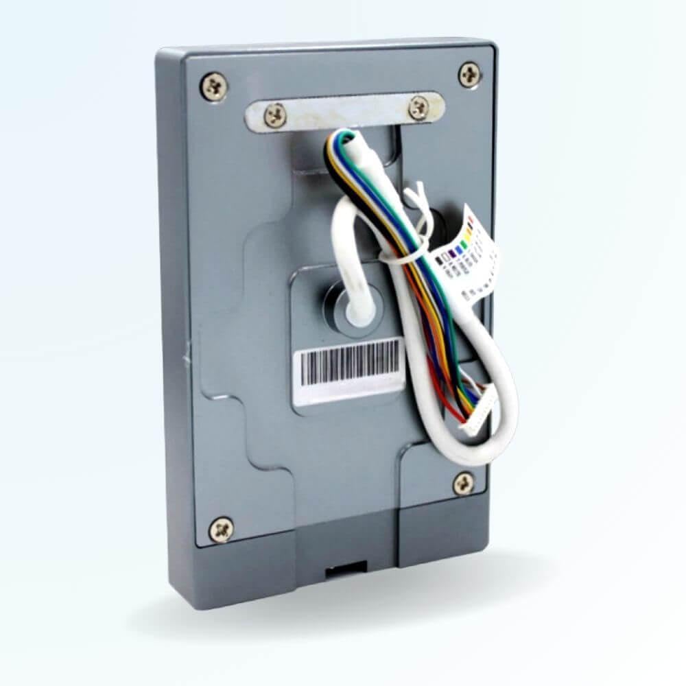 Clavier de contrôle d'accès tactile connecté locky-7c avec boitier métal à code, badge et bluetooth