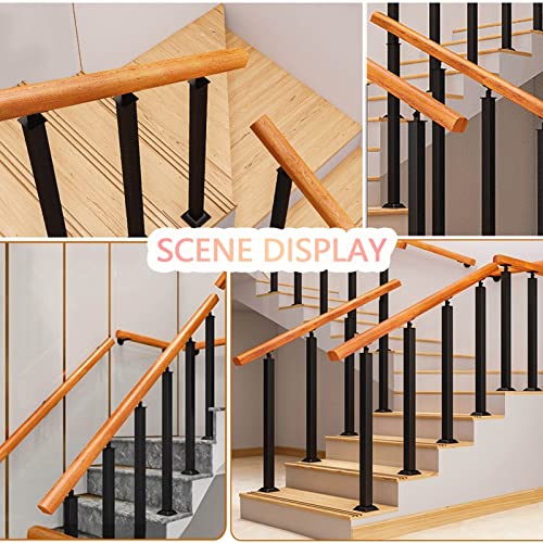 Rampe d'escalier en fer forgé 150 cm pour 2 ou 3 marches - 7