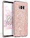 Galaxy S8 Plus Case Glitter,DUEDUE S8 Plus Case,Sparkly Bling Slim Hybrid Hard PC Cover Shockproof Non-Slip, Full Body Protective Phone Cover Case for Samsung Galaxy S8 Plus for Women/Girls,Rose Gold