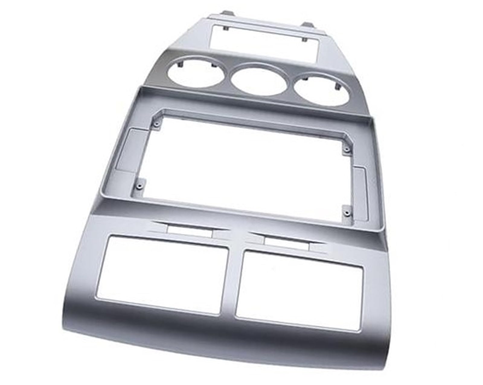 Radio Stereo Panel 10.1 CALI Rama radia samochodowego, do CALIBER 2007-2010 2 Din Audio Android Player Fascia Dash Mount Trim Kit GPS DVD Stereo Panel Panel radia samochodowego(Silver)