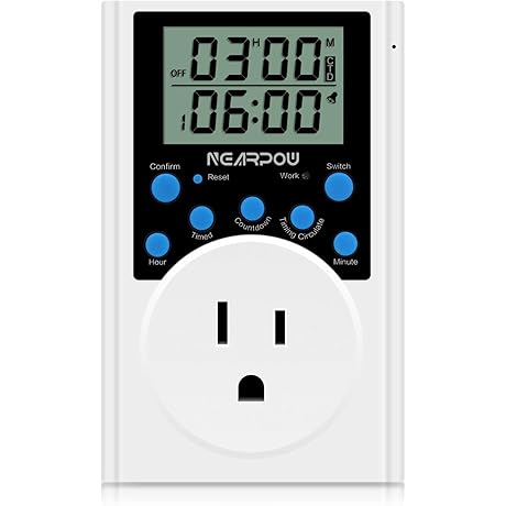 Nearpow Multifunctional Timer Outlet : Make Every Outlet Smart