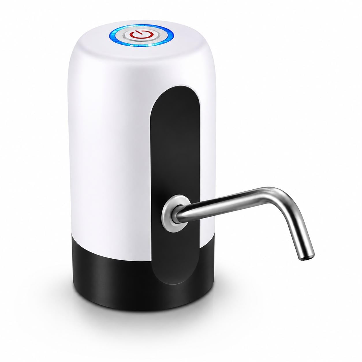 Automatic Rechargeable USB Water Dispenser Pump for (Bisleri) 5,10,20 litres Bottle Can with USB Charger Cable and Steel Pipe (Black)-image-44