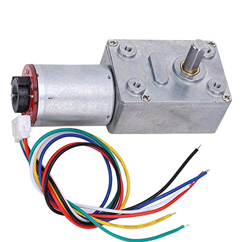 Motorreductor para proyectos de robótica CC 12V 100RPM con encoder de posición 7